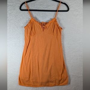 205-Twik Vibrant‎ Orange Romper